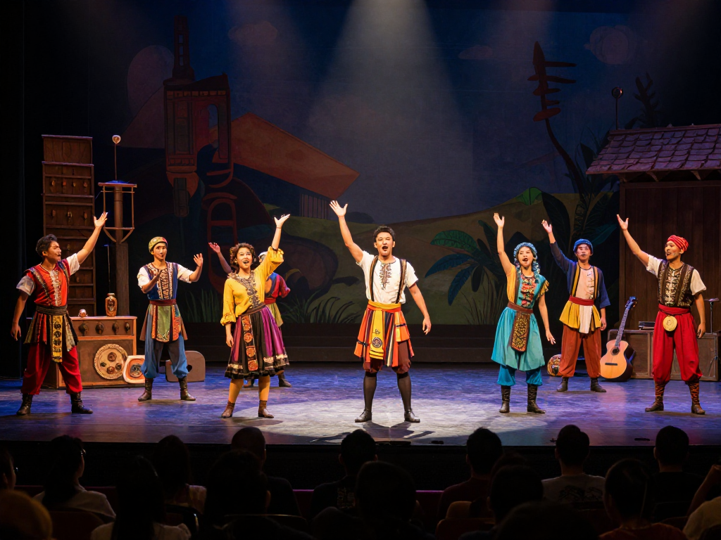 Experience the excitement of rokok88 login at a dynamic theatre performance with colorful sets and engaging actors.