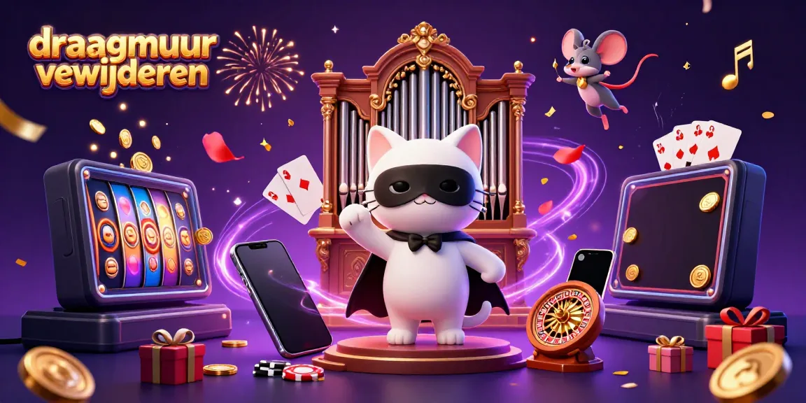Betreed de wereld van draagmuur verwijderen met een betoverende afbeelding vol casino-elementen.