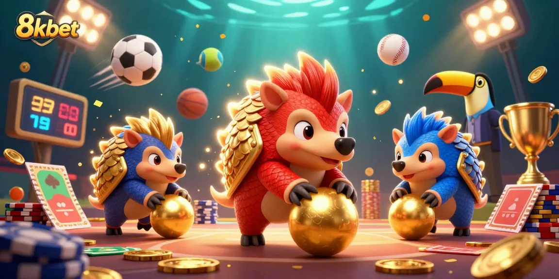 Engage with thrilling games at 8kbet, where cartoon pangolins bowl through chips for big wins!